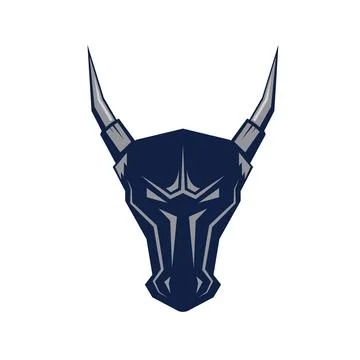 Dragon head vector illustration concept design template 库存插图