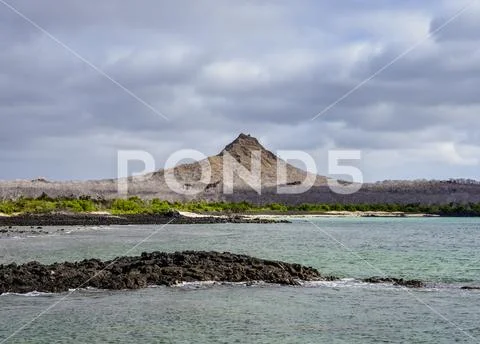 Dragon Hill at Santa Cruz Island Galapagos Ecuador Premium