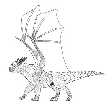 The Dragon Stock Illustration