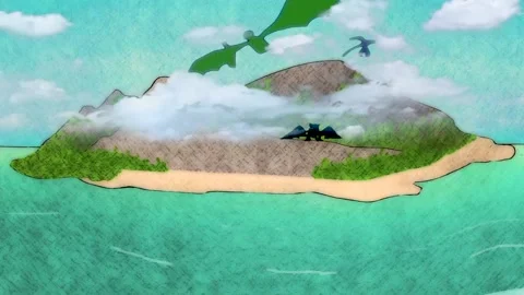 Dragon Island Stock Footage 161951834