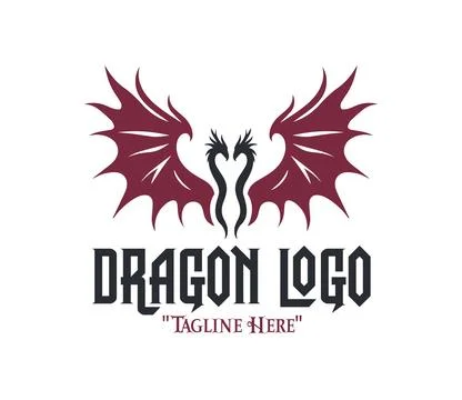 Dragon King of Power Logo Illustration