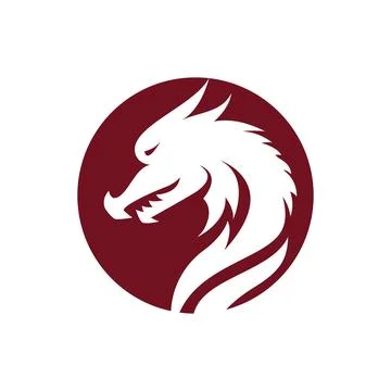 Dragon logo icon Stock-Illustration