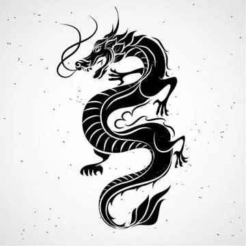 Dragon logo Stock Illustration