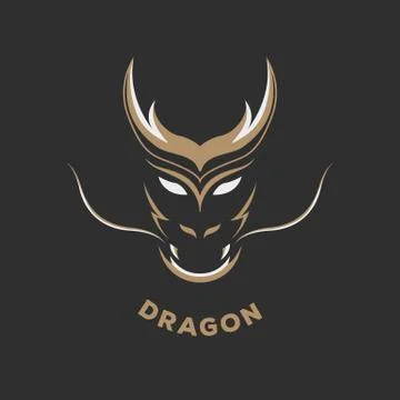 Dragon logo Stock Illustration