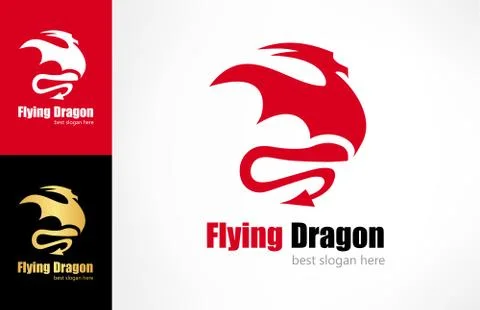 Dragon logo Stock Illustration