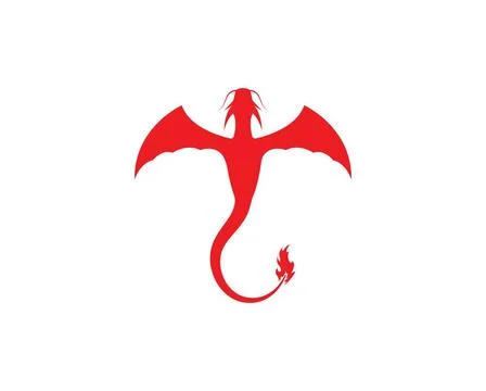 Dragon logo template vector Dragon logo template vector illustration Copyr... Stock Photos