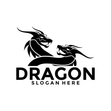 Dragon Logo vector, Creative Angry Dragon Logo vector template Stock Illustration