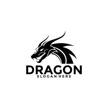 Dragon Logo vector, Creative Dragon Head Logo vector template Stock Illustration