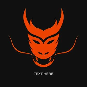 Dragon logo vector design template, dragon icon. Stock Illustration