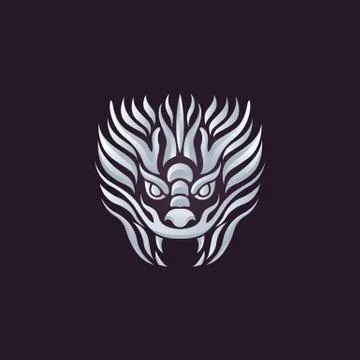 Dragon logo vector design template, dragon icon. Stock Illustration