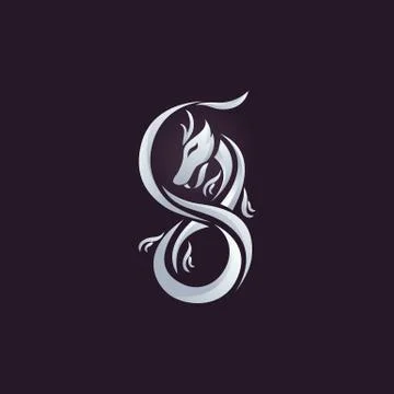 Dragon logo vector Stock Illustration