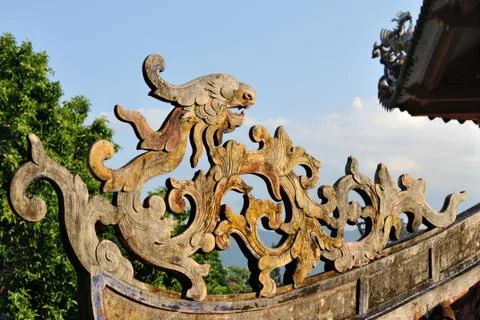 Dragon of Long Son Foto stock