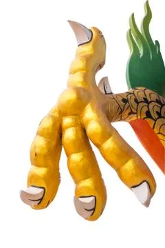 Dragon or monster paw. Stock Photos