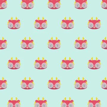 Dragon pattern. Stock Illustration