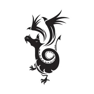 Dragon Pattern Stock Illustration