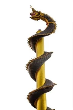 Dragon pillars Foto stock