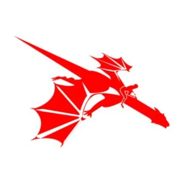 Dragon rider Stock Illustration