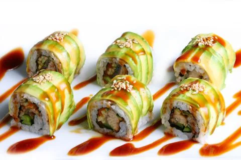 Dragon Roll Stock Photos