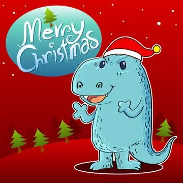 Dragon santa Stock Illustration