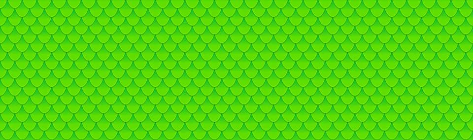 Dragon scale seamless pattern. Green Seamless texture background Stock Illustration