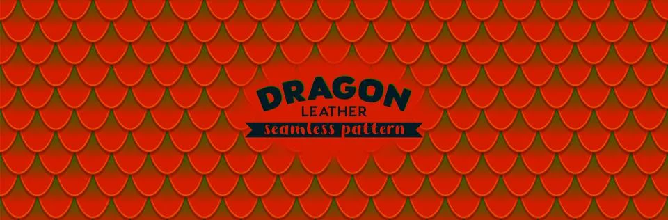 Dragon scale seamless pattern. Seamless texture background Stock Illustration