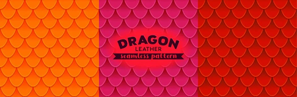 Dragon scale seamless pattern. Seamless texture background Illustrazione stock