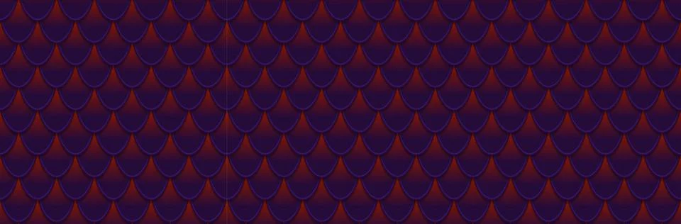 Dragon scale seamless pattern. Seamless texture background Illustrazione stock