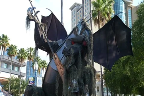 Dragon Sculpture Video stock 8515904