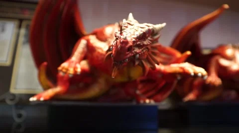 Dragon Sculpture Stock Footage 40814283