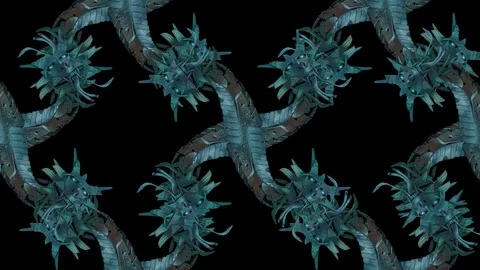 Dragon sculpture symbol pattern looped animated video Stock Footage 317777779