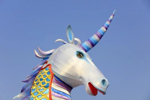 Dragon shaped lantern 스톡 사진