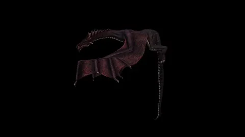 Dragon sitting2 Stockbeeldmateriaal 343869876