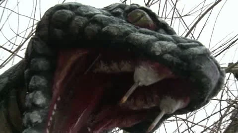 Dragon Snake Monument Stockbeeldmateriaal 12664543