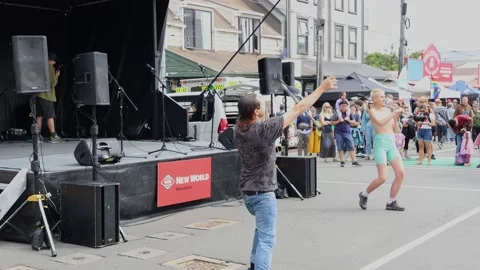 Dragon staff performance Stock Footage 238039807