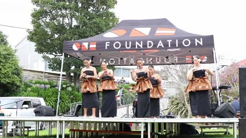 Dragon staff performance Stock Footage 238408120