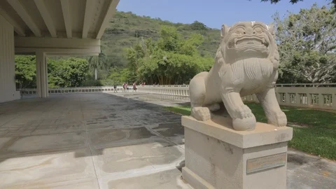 Dragon Statue Stock Footage 104795529