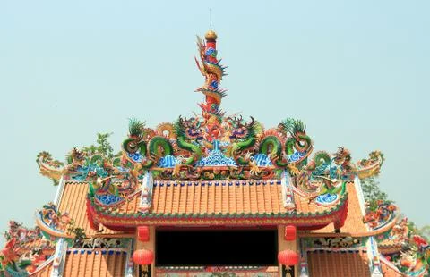 Dragon statue Stock Photos