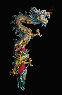 Dragon statue Stock Photos