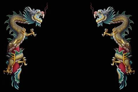 Dragon statue Stock Photos