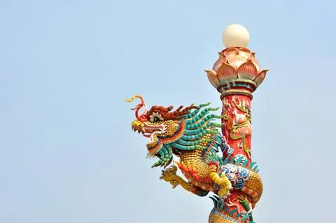 Dragon statue Stock Photos