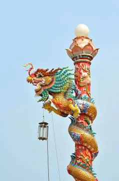 Dragon statue Stock Photos