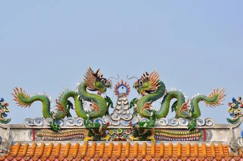 Dragon statue Stock Photos