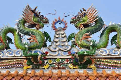 Dragon statue Stock Photos