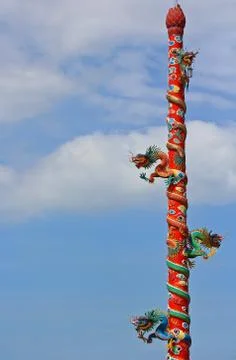 Dragon statue Stock Photos