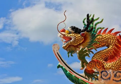 Dragon statue Foto stock