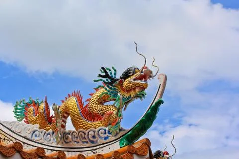 Dragon statue Stock Photos
