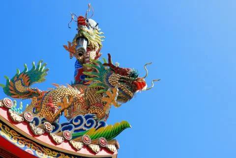 Dragon statue Stock Photos