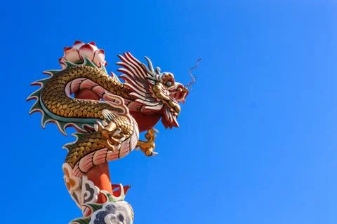 Dragon statue Foto stock