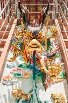 Dragon statue Foto stock