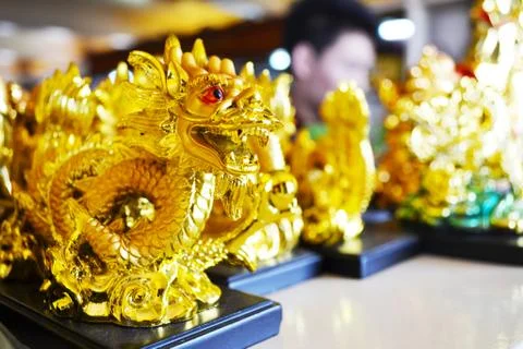 Dragon statue. Foto stock